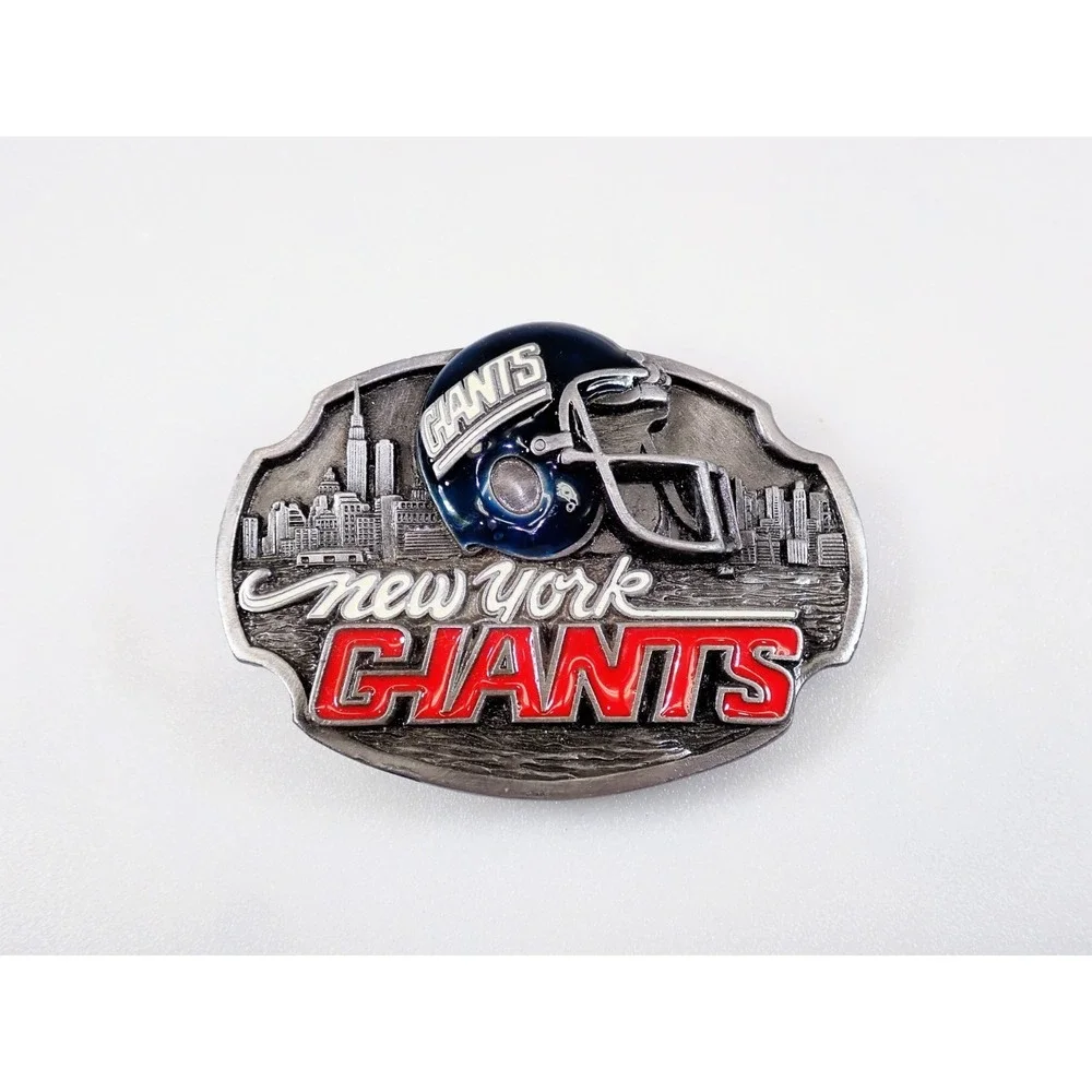 Vintage 1988 New‎ York Giants Belt Buckle Siskiyou Limited Edition #536/10000